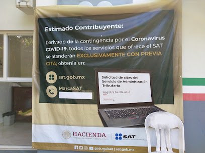 [Imagen de: Oficina del SAT en Puerto Escondido, Oaxaca]