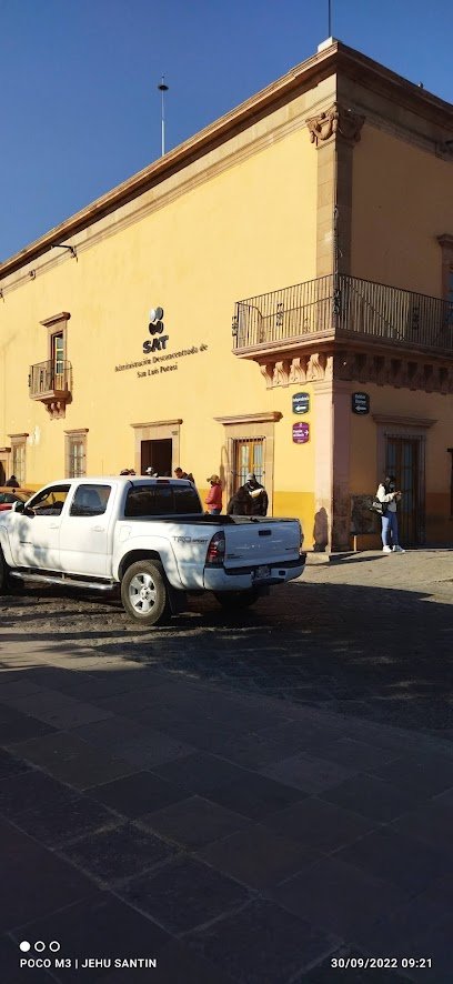 ubicacion del sat en San Luis Potosí