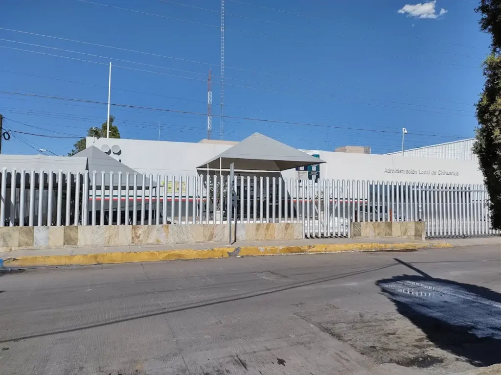 Fachada de la oficina SAT en Chihuahua