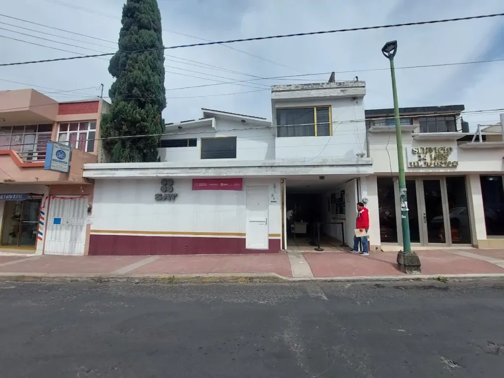 Fachada de la oficina SAT en Zitácuaro