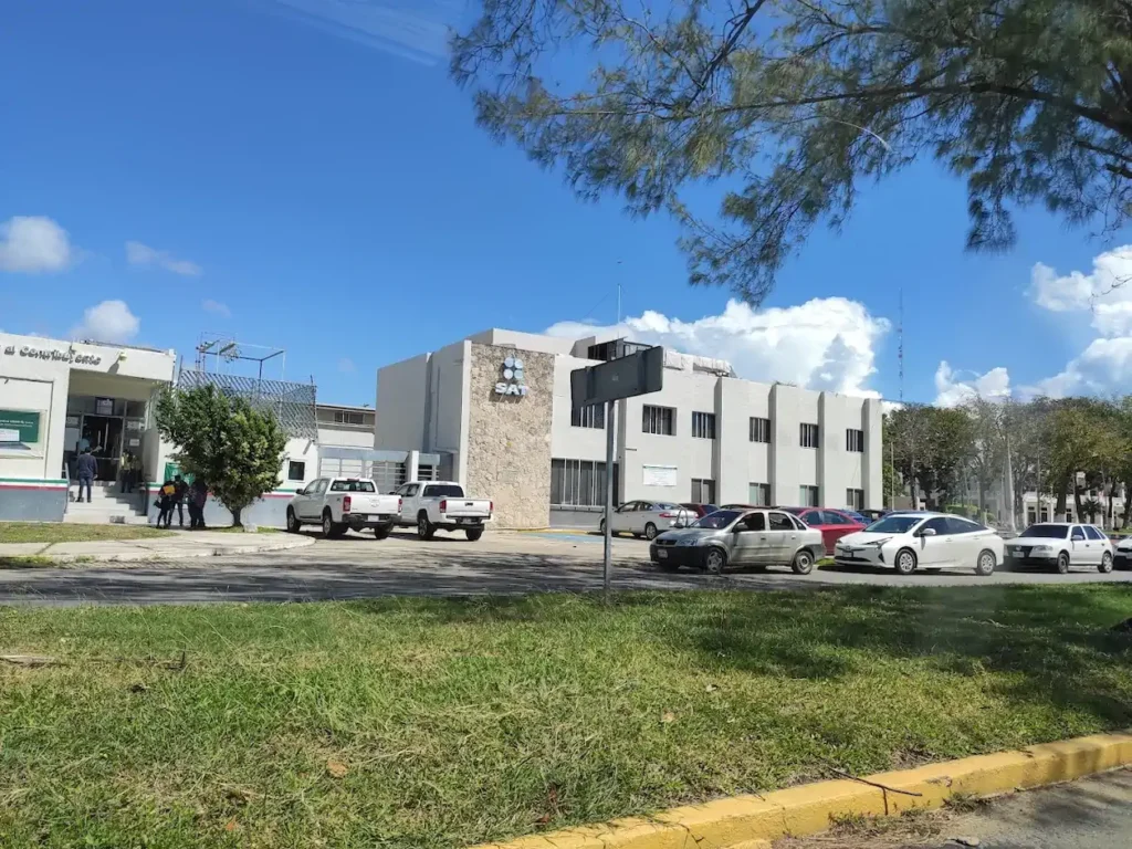 Fachada de la oficina SAT en Chetumal