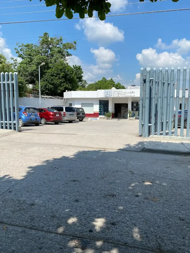 Fachada de la oficina SAT en Ciudad Valles