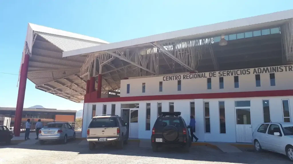 Fachada de la oficina SAT en Huajuapan de León